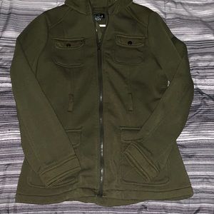 Green coat